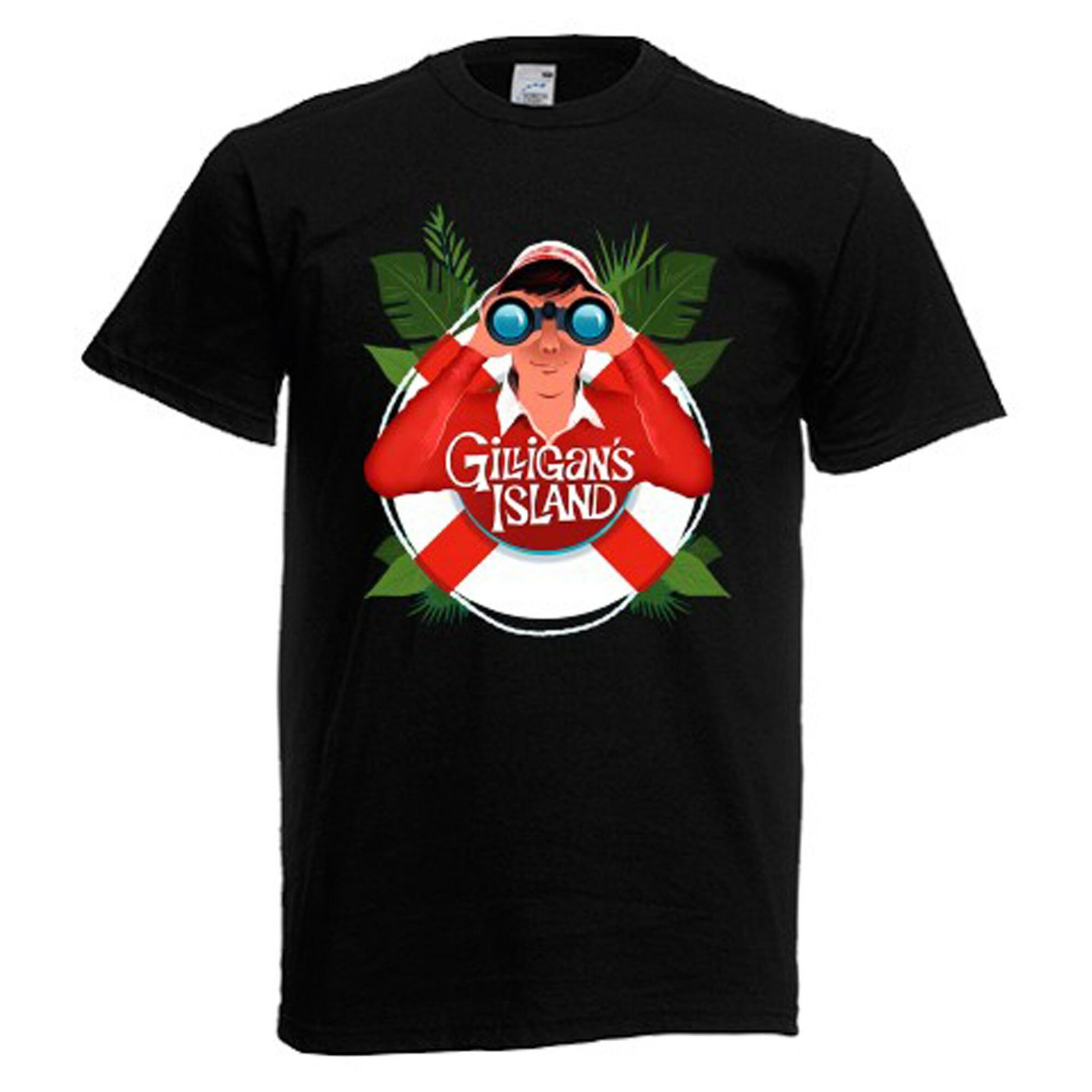 Gilligans Island TV Show Mens Black Gray Navy T-Shirt Gilligans Island TV Show Mens Black Gray Navy T-Shirt
