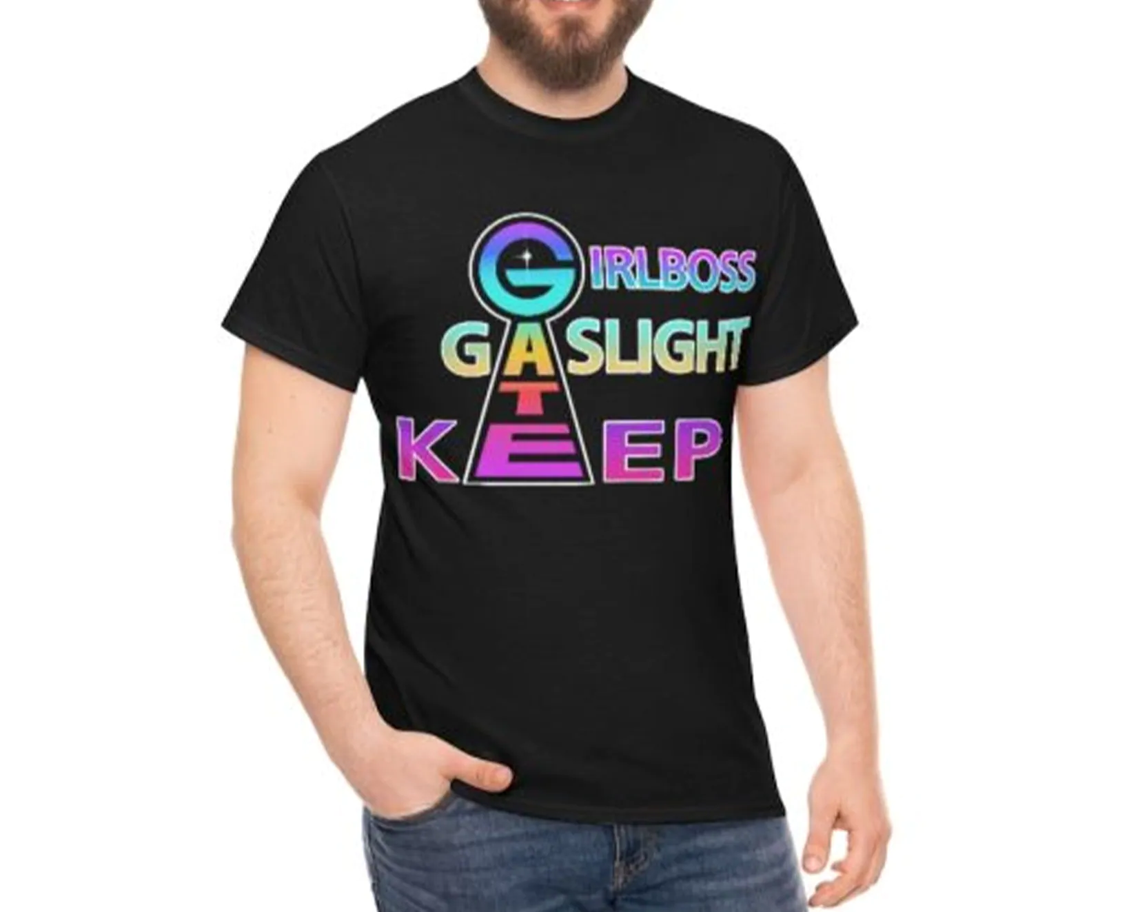 Girlboss Gatekeep Gaslight Quote Modern Full Zip Trending Unisex T-Shirt Girlboss Gatekeep Gaslight Quote Modern Full Zip Trending Unisex T-Shirt