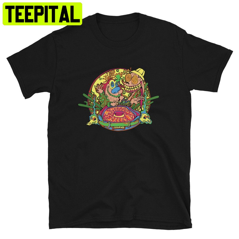 Gonzo Ren And Stimpy Trending Unisex Shirt Gonzo Ren And Stimpy Trending Unisex Shirt
