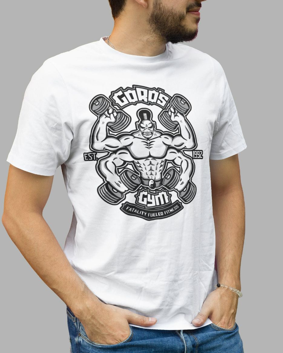 Goros Gym Video Gamer Mashup Shirt Goros Gym Video Gamer Mashup Shirt