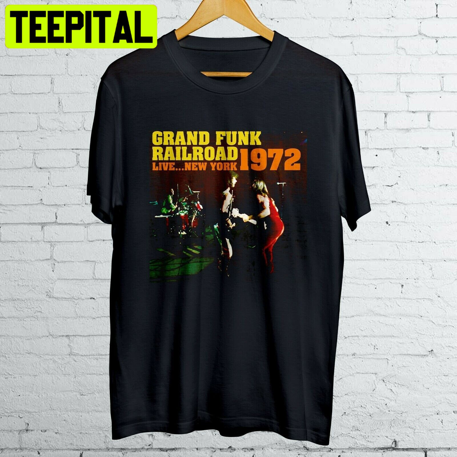 Grand Funk Railroad Live New York 1972 Trending Unisex T-Shirt Grand Funk Railroad Live New York 1972 Trending Unisex T-Shirt