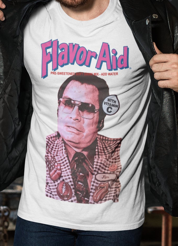 Graphic Jim Jones Jim Jones Flavor Aid Unisex T-Shirt Graphic Jim Jones Jim Jones Flavor Aid Unisex T-Shirt