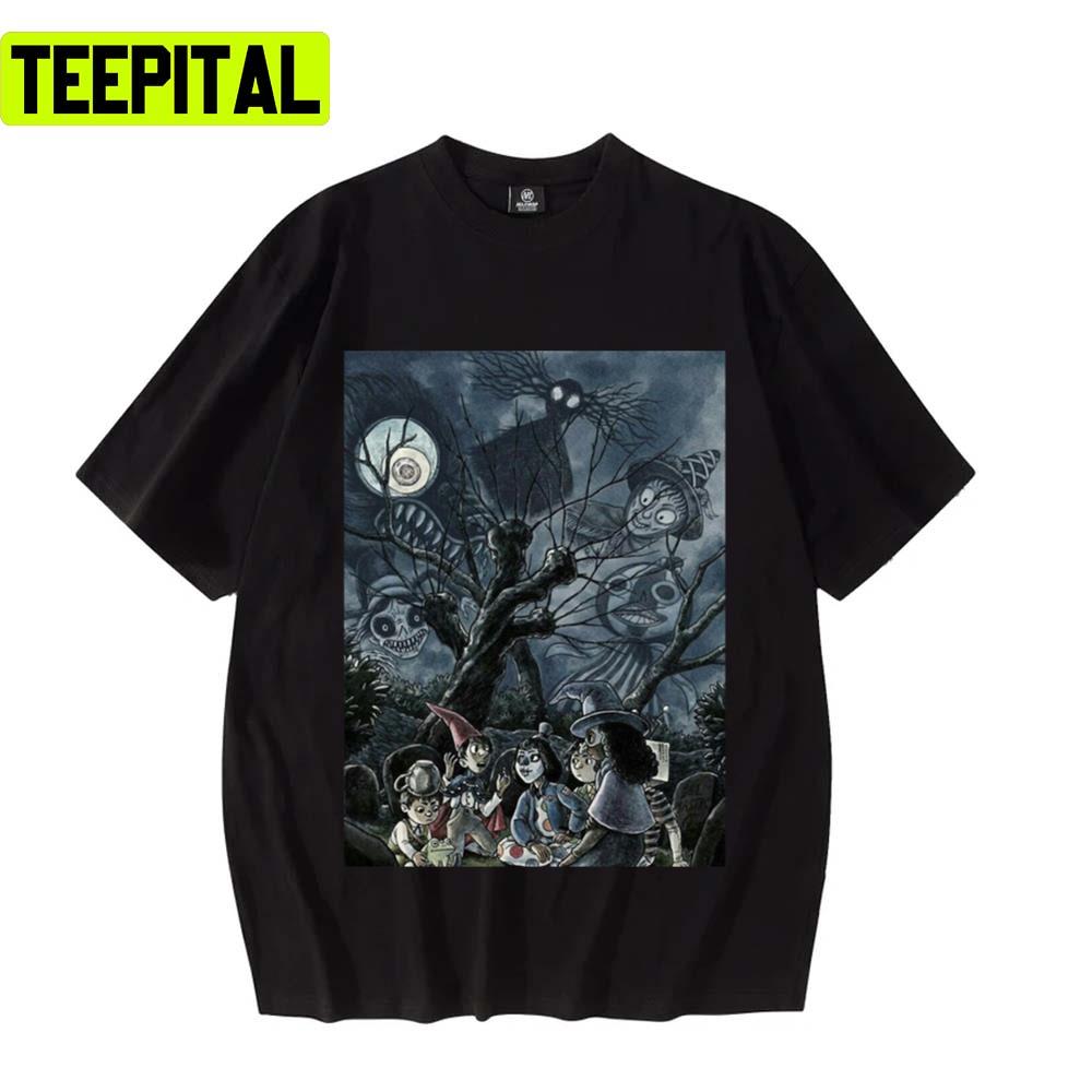 Gray Art On The Monster Garden Wall Unisex T-Shirt Gray Art On The Monster Garden Wall Unisex T-Shirt