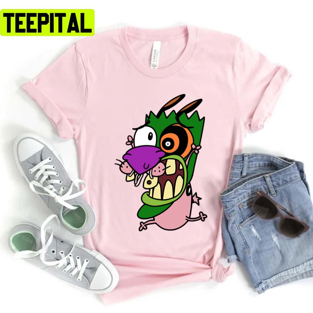 Green Head Courage The Cowardly Dog Unisex T-Shirt Green Head Courage The Cowardly Dog Unisex T-Shirt