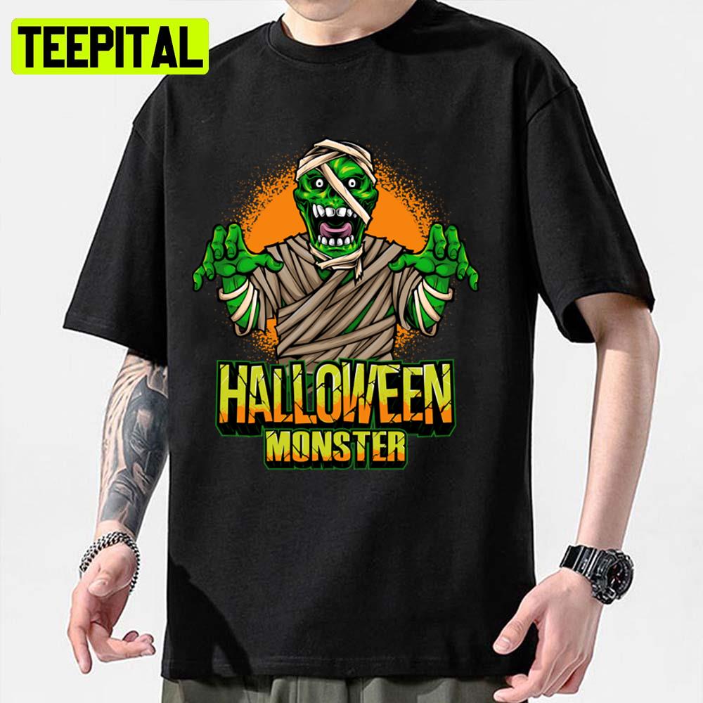 Green Zombie Monster Halloween Unisex Sweatshirt Green Zombie Monster Halloween Unisex Sweatshirt