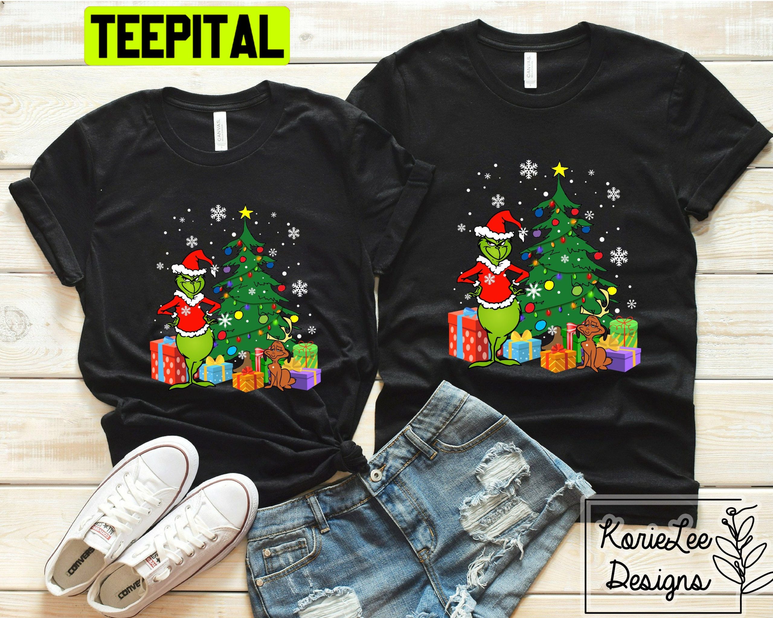 Grinch And Max Grinch Christmas Trending Unisex Shirt Grinch And Max Grinch Christmas Trending Unisex Shirt