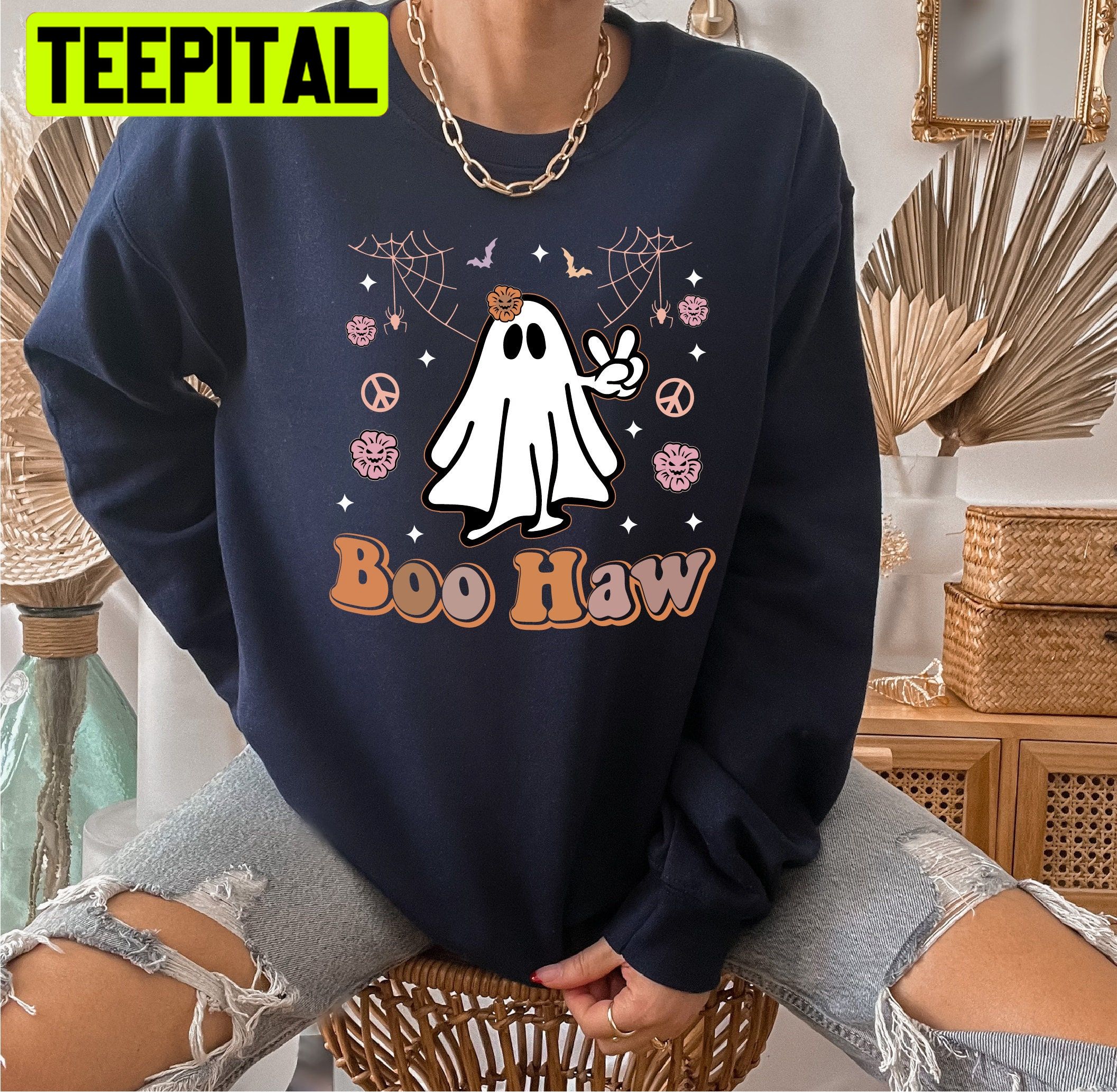 Halloween Boo Haw Cute Ghost Trending Unisex Shirt Halloween Boo Haw Cute Ghost Trending Unisex Shirt