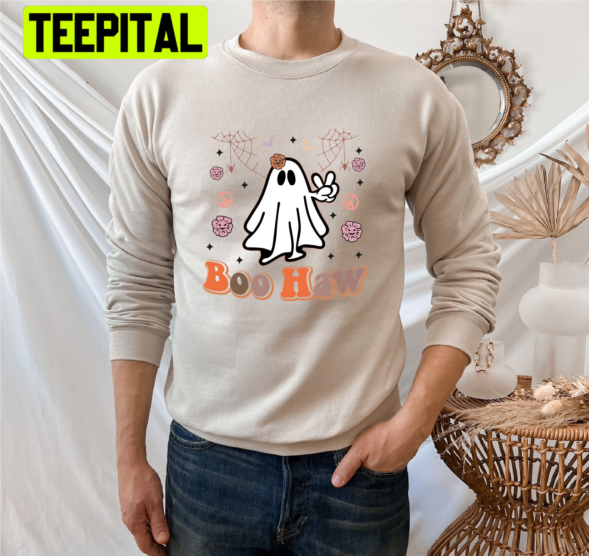 Halloween Boo Haw Cute Ghost Trending Unisex Shirt Halloween Boo Haw Cute Ghost Trending Unisex Shirt
