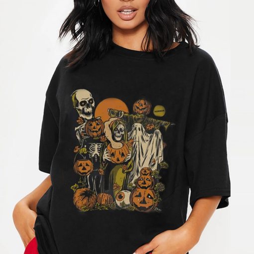 Halloween Lil Boo Horror Nights Vintage Design Horror Nights Unisex T-Shirt