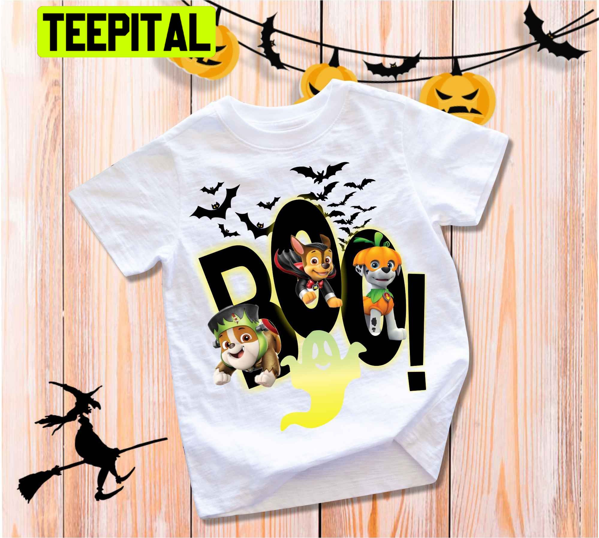 Halloween Paw Patrol Boo Trending Unisex Shirt Halloween Paw Patrol Boo Trending Unisex Shirt