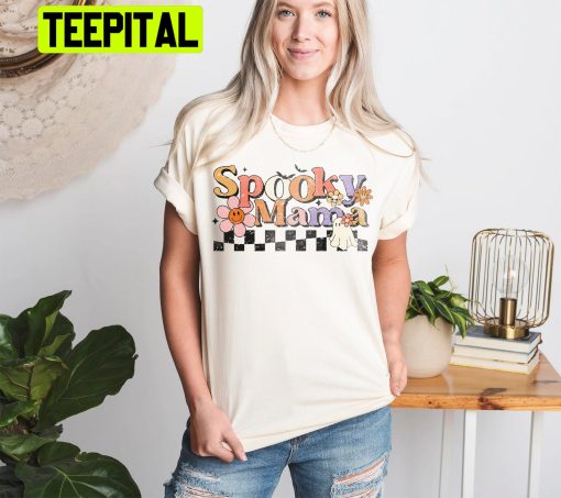 Halloween Spooky Mama Spooky Mini Matching Trending Unisex Shirt