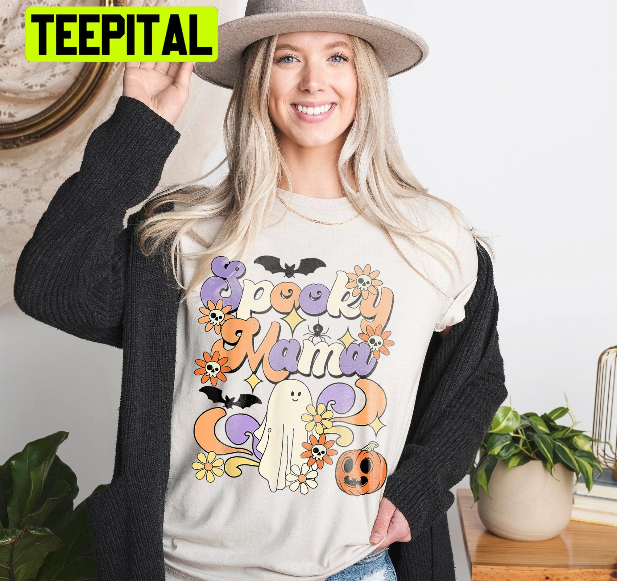 Halloween Spooky Mama Trending Unisex Shirt Halloween Spooky Mama Trending Unisex Shirt