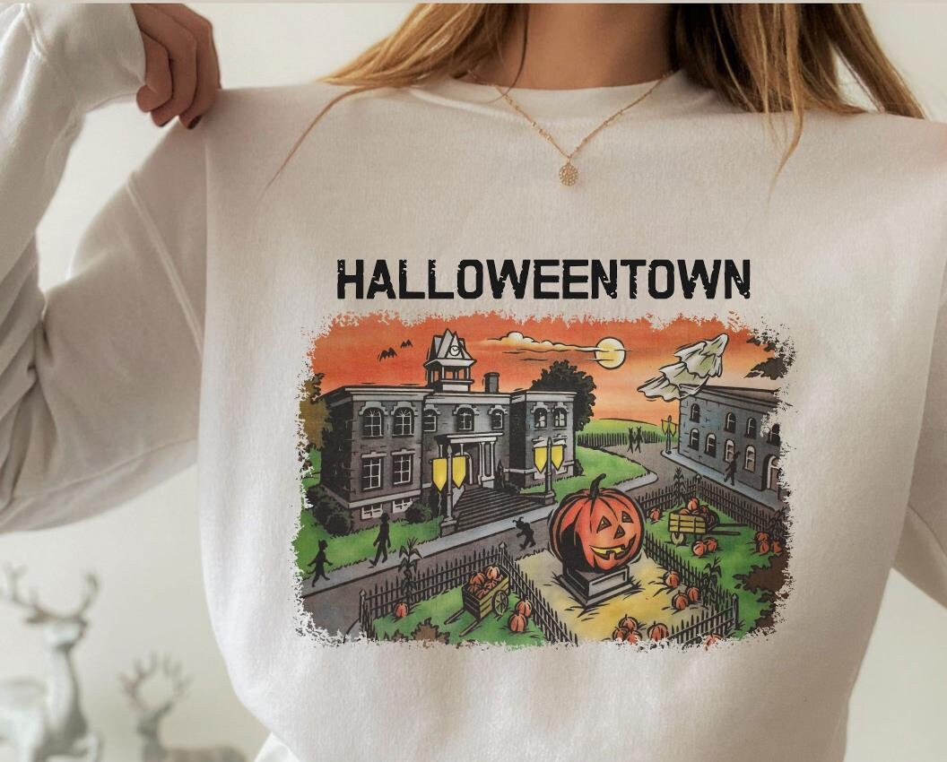Halloween Town Iconic Design For Hlloween New Art T-Shirt Halloween Town Iconic Design For Hlloween New Art T-Shirt