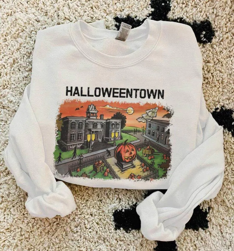 Halloween Town Iconic Design For Hlloween New Art T-Shirt Halloween Town Iconic Design For Hlloween New Art T-Shirt