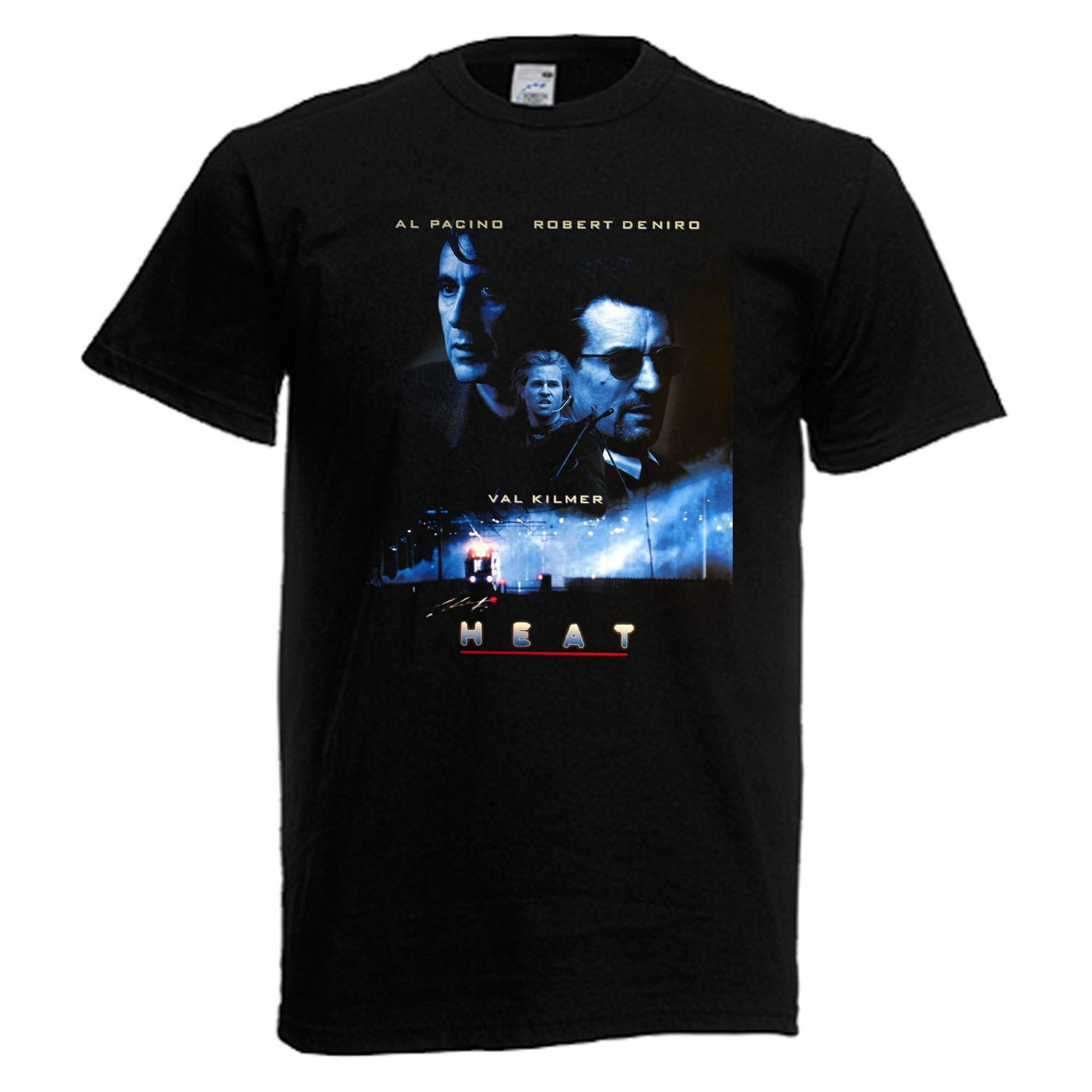 HEAT Movie Al Pacino Mens Black T-Shirt HEAT Movie Al Pacino Mens Black T-Shirt