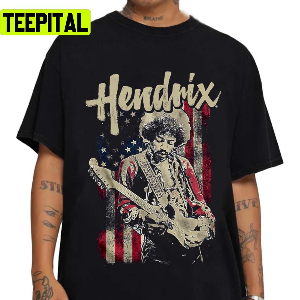 Hendrix Music Portrait Frank Zebra Unisex T-Shirt Hendrix Music Portrait Frank Zebra Unisex T-Shirt