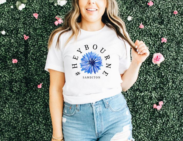 Heybourne Cornflower Tee Team Colbourne Shirt Heybourne Cornflower Tee Team Colbourne Shirt
