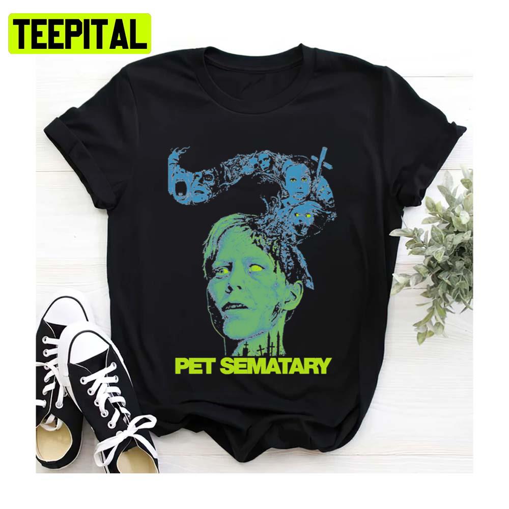 Horror Illustration Pet Sematary Halloween Unisex Sweatshirt Horror Illustration Pet Sematary Halloween Unisex Sweatshirt