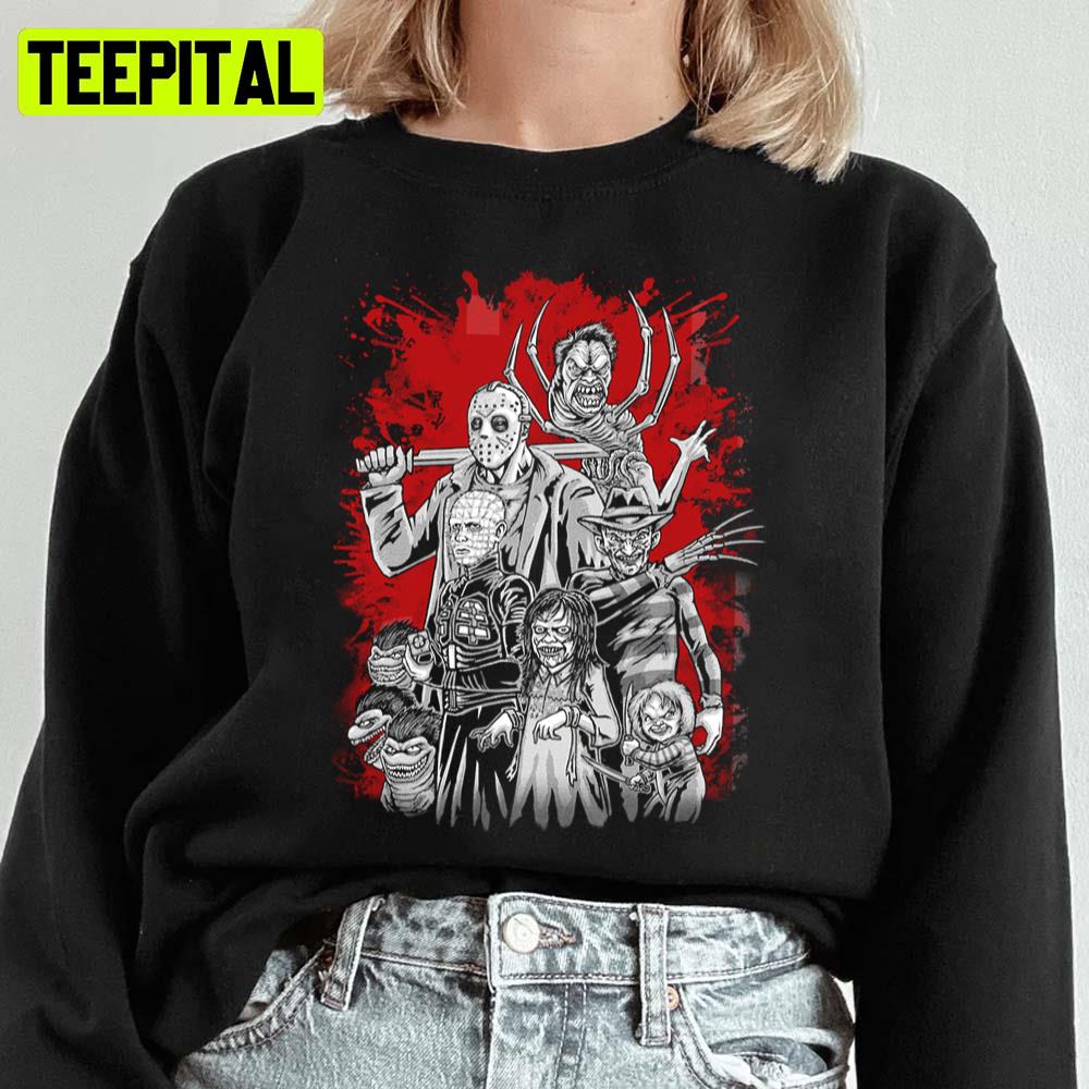Horror League Ver2 Halloween Unisex Sweatshirt Horror League Ver2 Halloween Unisex Sweatshirt