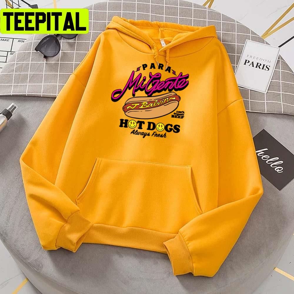 Hot Dog For My People J Balvin Unisex T-Shirt Hot Dog For My People J Balvin Unisex T-Shirt