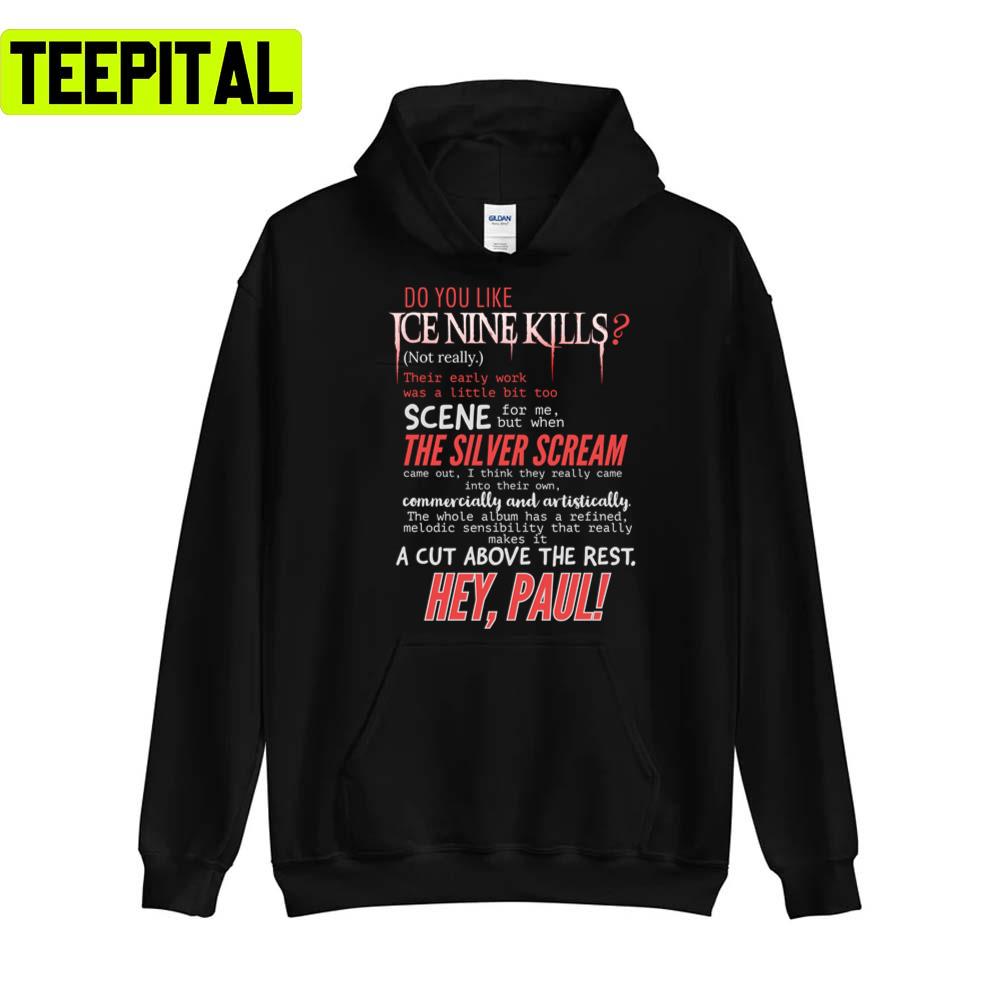 Htbs Lyrics Ice Nine Kills Unisex T-Shirt Htbs Lyrics Ice Nine Kills Unisex T-Shirt