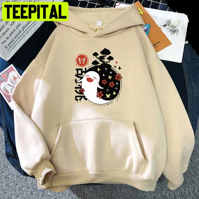 Hu Tao Ghost Genshin Impact Trending Unisex Hoodie Hu Tao Ghost Genshin Impact Trending Unisex Hoodie