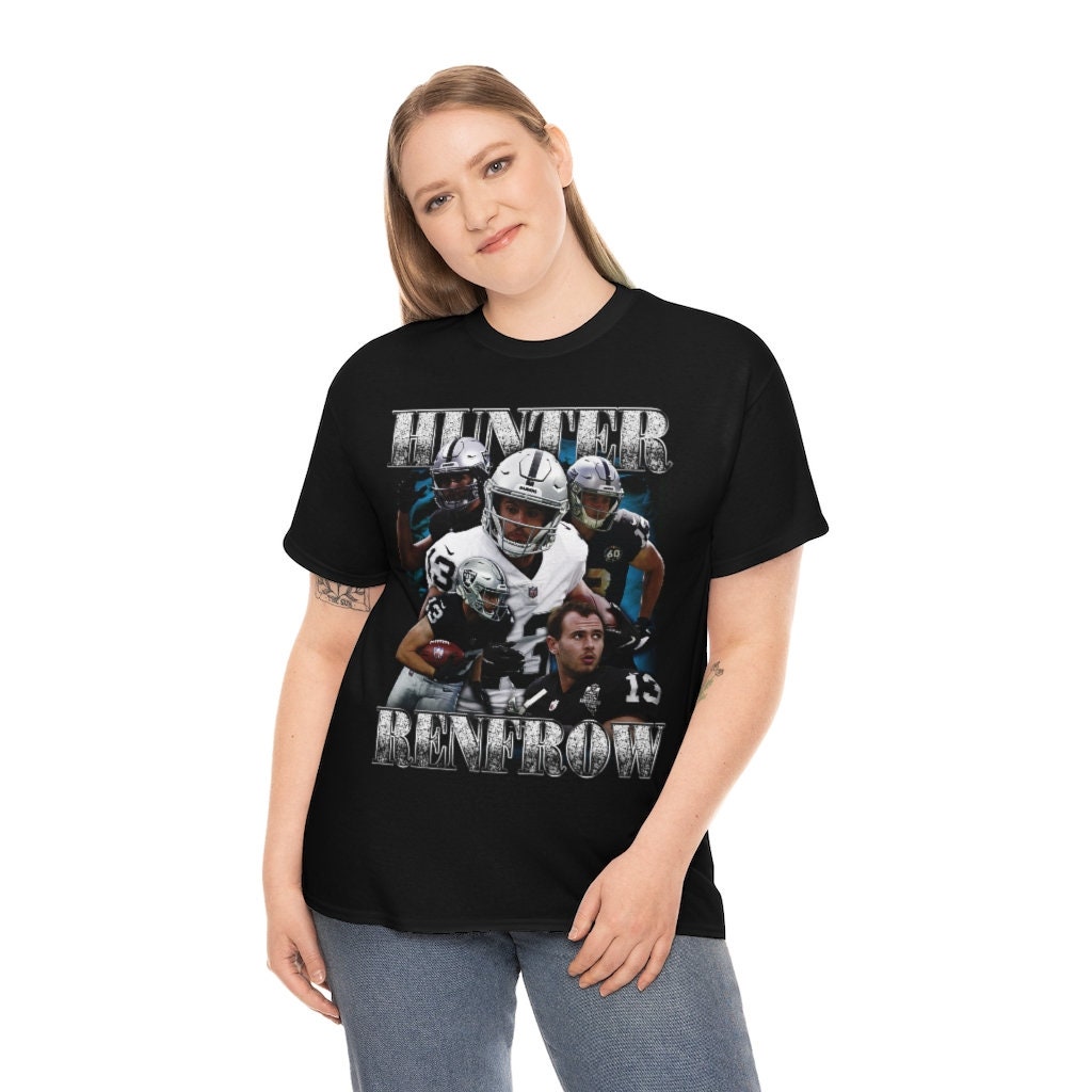 Hunter Renfrow Raiders 90s Bootleg Retro Las Vegas Raiders Nfl Unisex T-Shirt Hunter Renfrow Raiders 90s Bootleg Retro Las Vegas Raiders Nfl Unisex T-Shirt