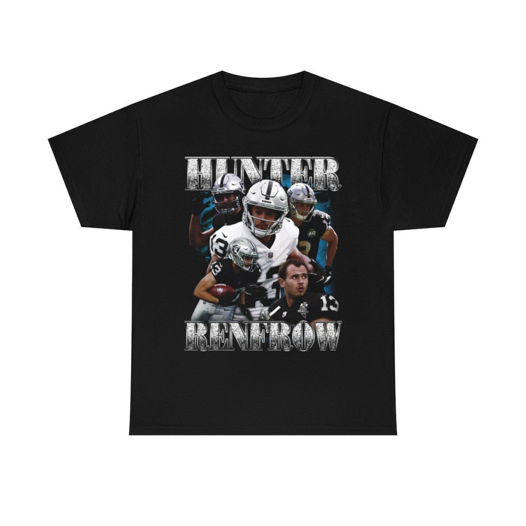 Hunter Renfrow Raiders 90s Bootleg Retro Las Vegas Raiders Nfl Unisex T-Shirt Hunter Renfrow Raiders 90s Bootleg Retro Las Vegas Raiders Nfl Unisex T-Shirt