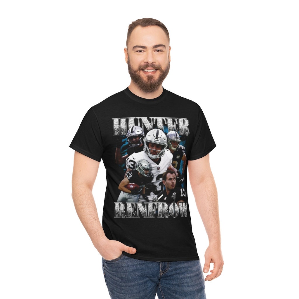 Hunter Renfrow Raiders 90s Bootleg Retro Las Vegas Raiders Nfl Unisex T-Shirt Hunter Renfrow Raiders 90s Bootleg Retro Las Vegas Raiders Nfl Unisex T-Shirt