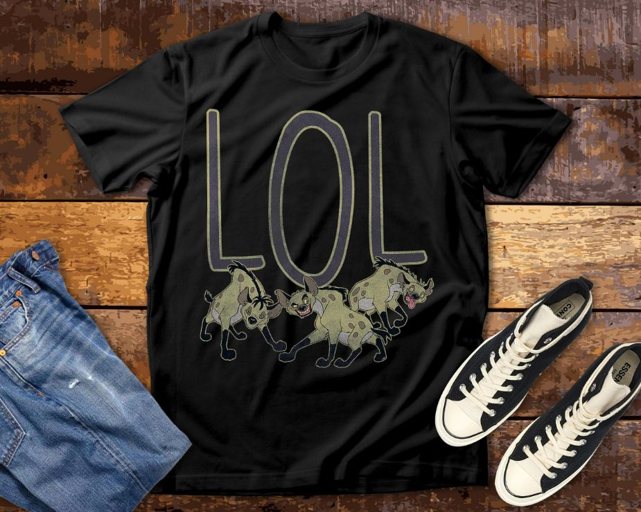 Hyenas LOL Graphic Lion King Disney Family T-Shirt Hyenas LOL Graphic Lion King Disney Family T-Shirt