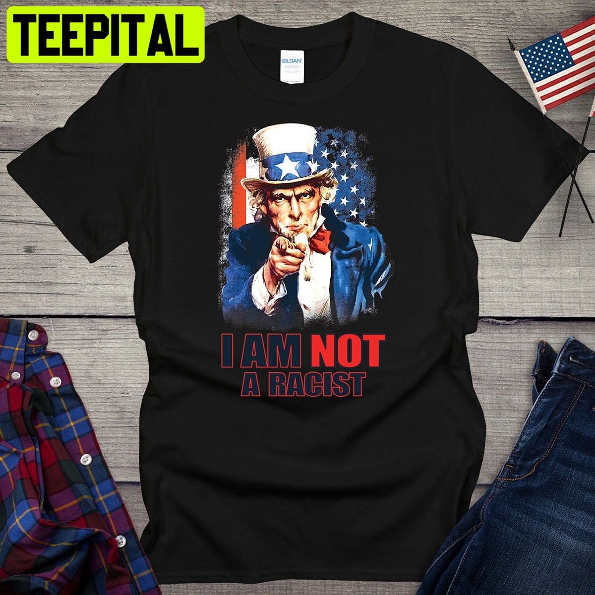 I Am Not A Racist Trending Unisex T-Shirt I Am Not A Racist Trending Unisex T-Shirt