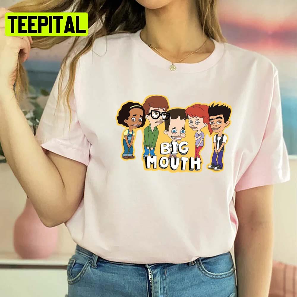 Iconic Cartoon Design Big Mouth Unisex T-Shirt Iconic Cartoon Design Big Mouth Unisex T-Shirt
