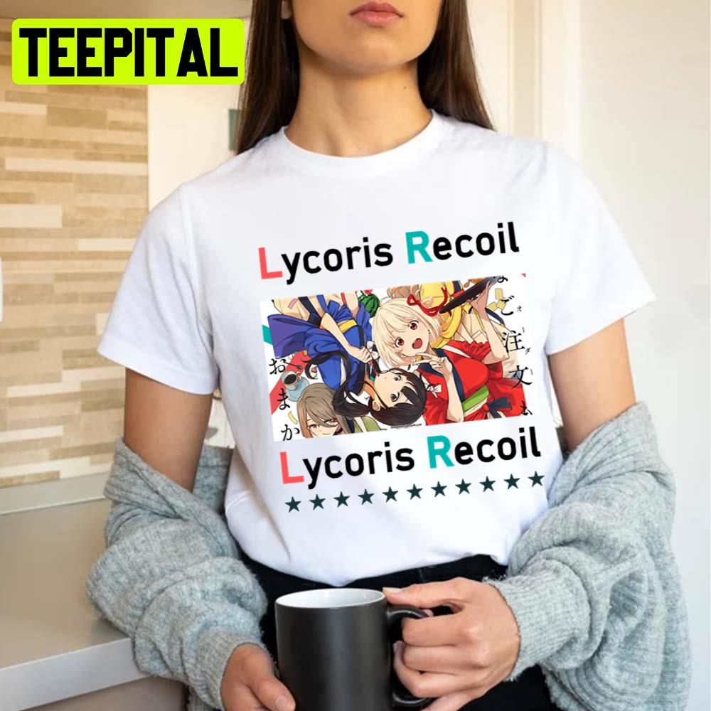 Iconic Design Characters Lycoris Recoil Unisex T-Shirt Iconic Design Characters Lycoris Recoil Unisex T-Shirt