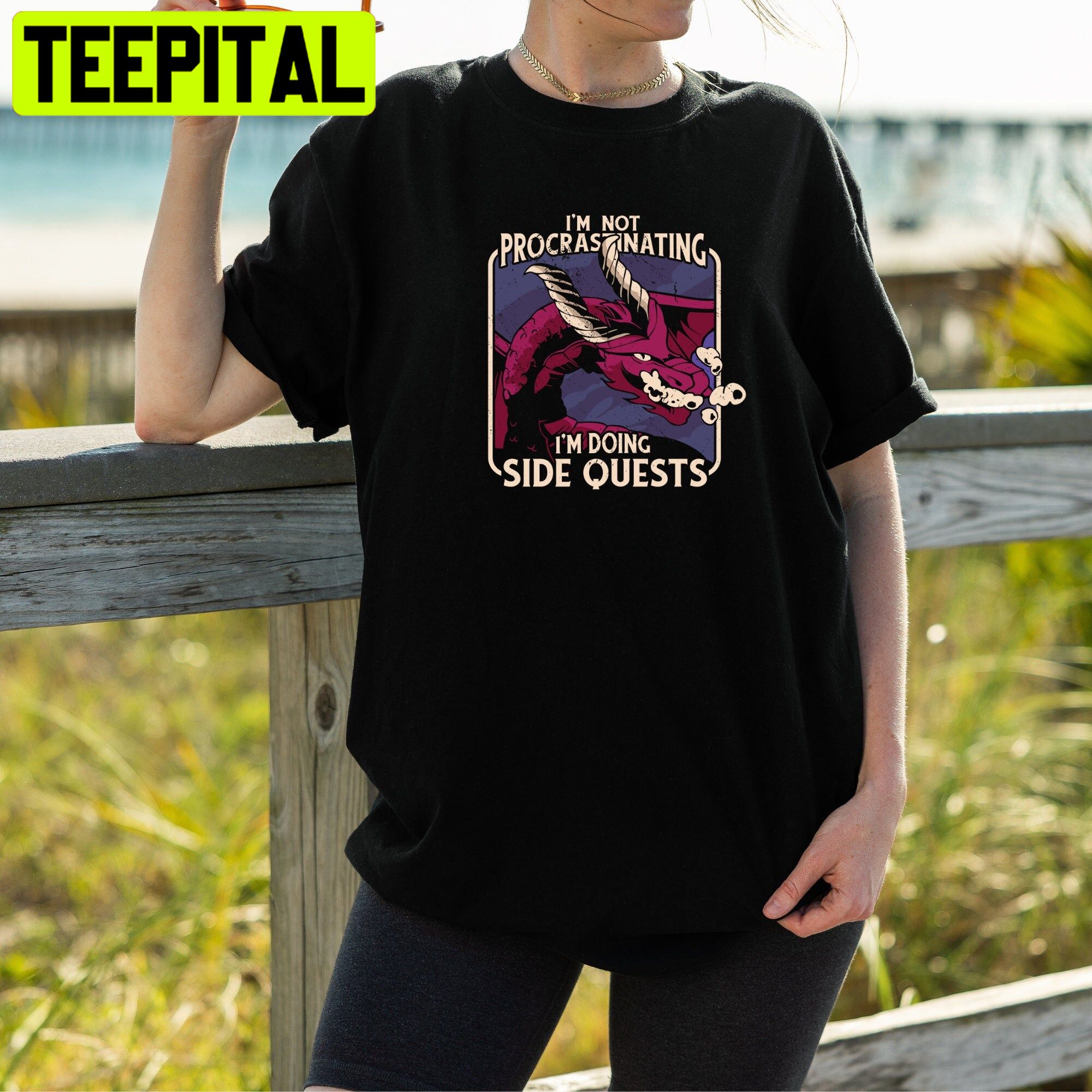 I'm Not Procrastinating I'm Doing Side Quests Trending Unisex T-Shirt I'm Not Procrastinating I'm Doing Side Quests Trending Unisex T-Shirt