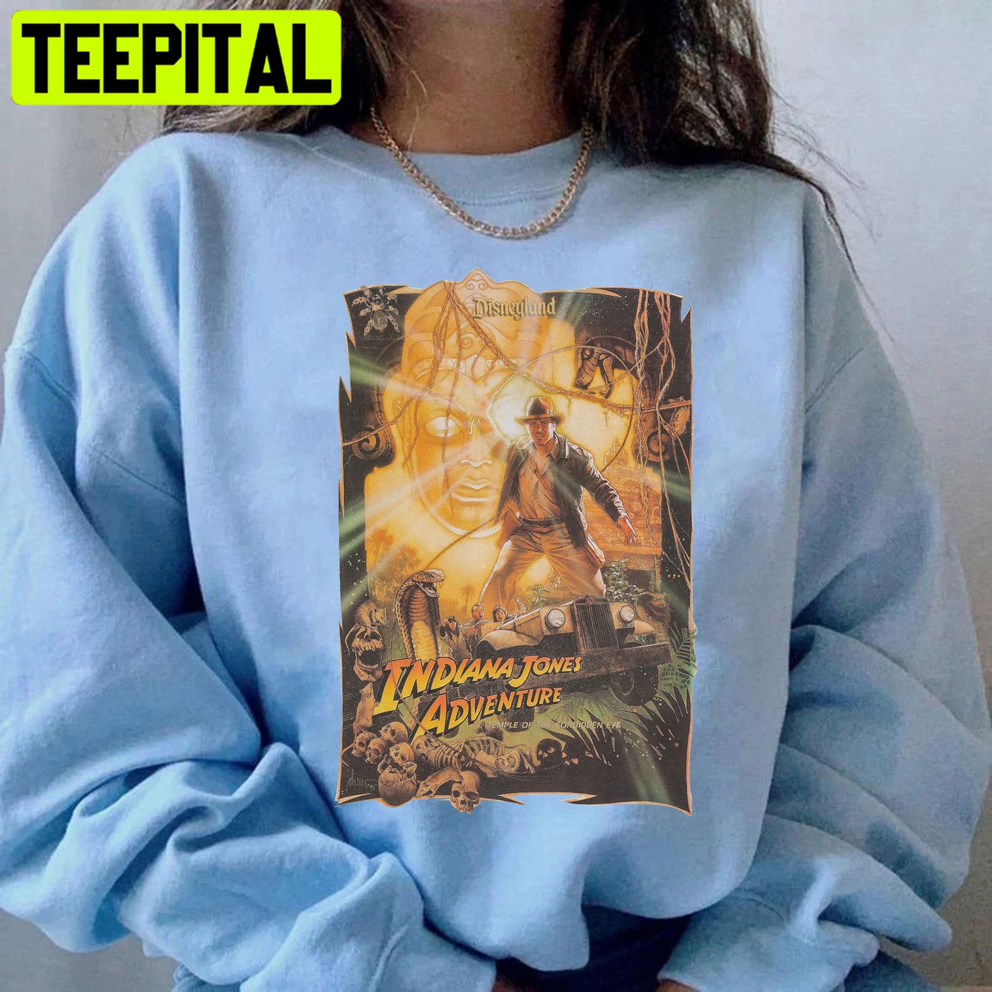 Indiana Jones Adventure Disneyland 1995 Unisex Shirt Indiana Jones Adventure Disneyland 1995 Unisex Shirt