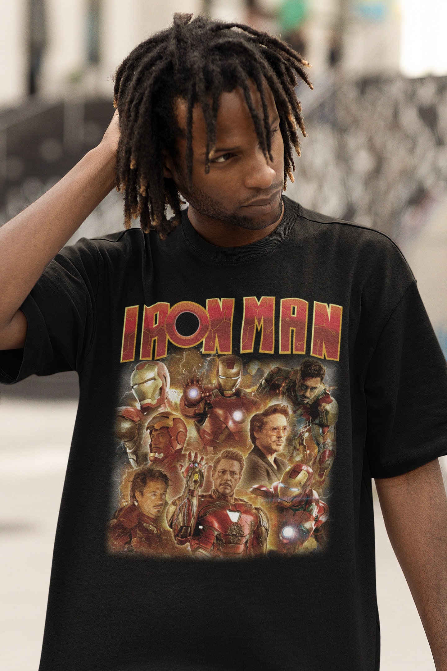 Iron Man Marvel Superhero Graphic Unisex T-Shirt Iron Man Marvel Superhero Graphic Unisex T-Shirt