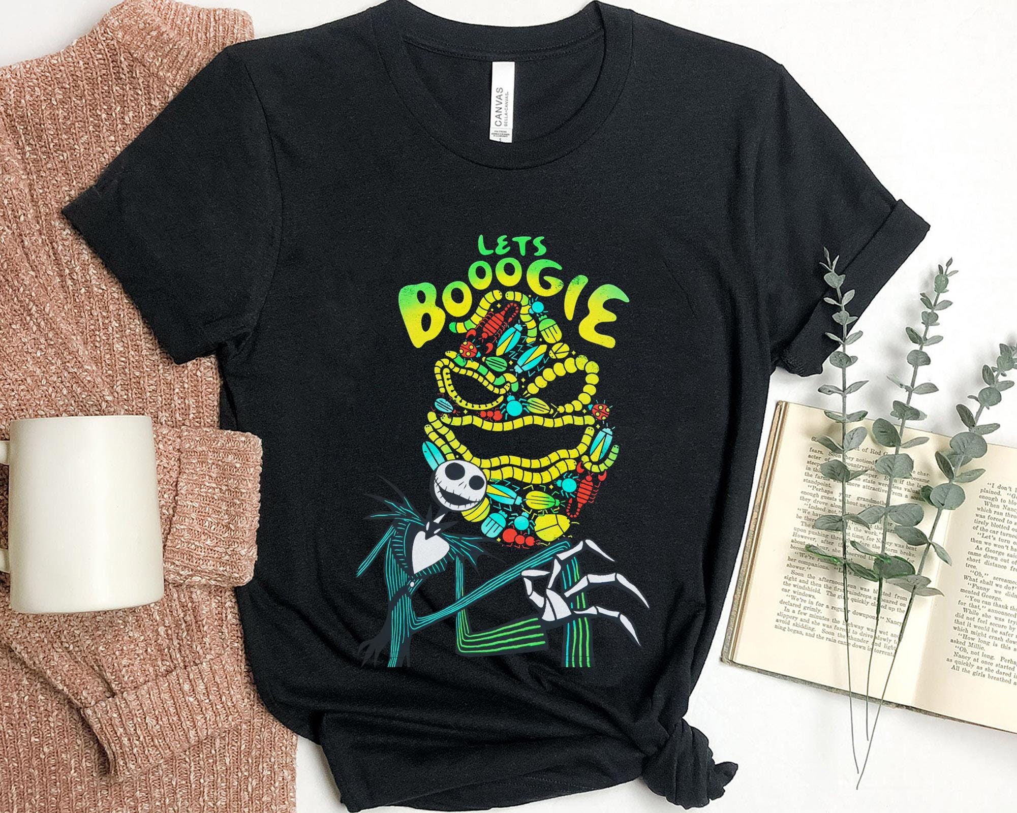 Jack Skellington Let's Oogie Boogie Oogie Bash 2022 Nightmare Before Christmas Party Disney Halloween Unisex T-Shirt Jack Skellington Let's Oogie Boogie Oogie Bash 2022 Nightmare Before Christmas Party Disney Halloween Unisex T-Shirt