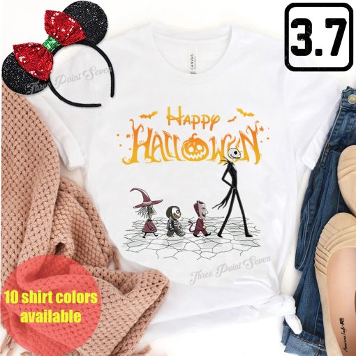 Jack Skellington Matching Disney Halloween Nightmare Before Christmas Unisex T-Shirt