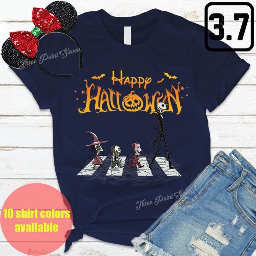 Jack Skellington Matching Disney Halloween Nightmare Before Christmas Unisex T-Shirt