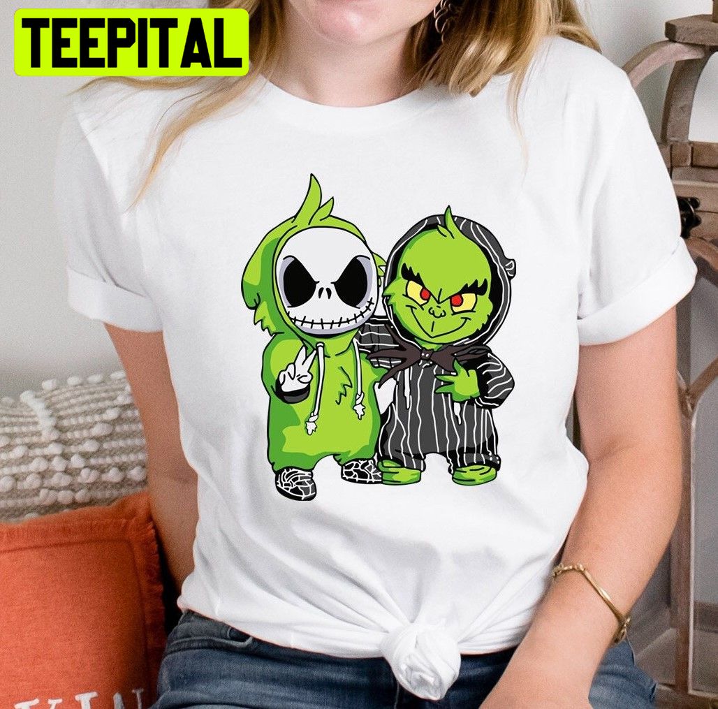 Jack Skellington The Grinch Halloween Unisex T-Shirt Jack Skellington The Grinch Halloween Unisex T-Shirt