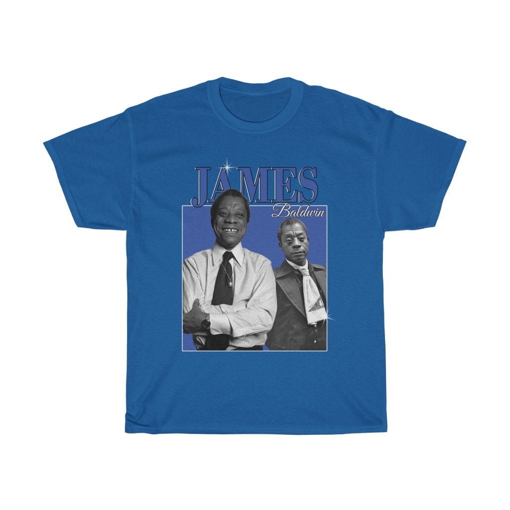 James Baldwin Retro 90s Style Unisex T-Shirt James Baldwin Retro 90s Style Unisex T-Shirt