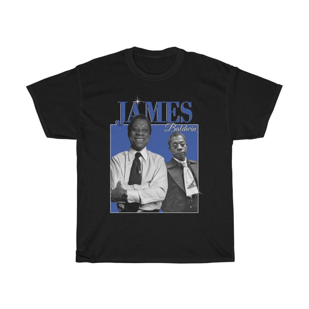 James Baldwin Retro 90s Style Unisex T-Shirt James Baldwin Retro 90s Style Unisex T-Shirt