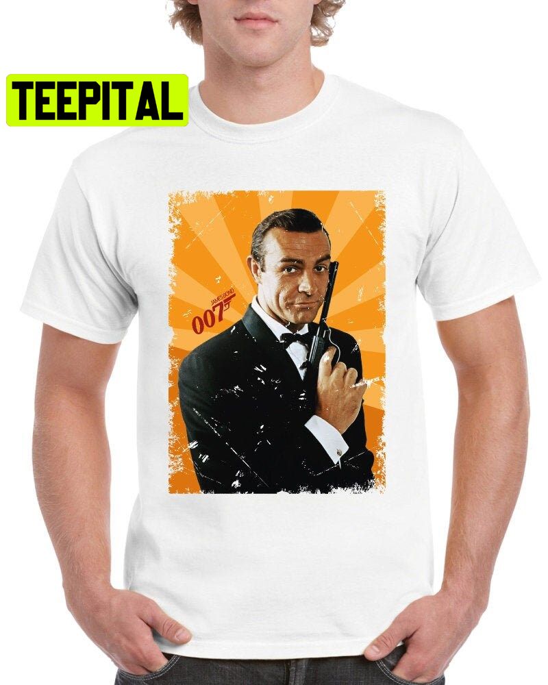 James Bond 007 Sean Connery Retro Film Trending Unisex Shirt James Bond 007 Sean Connery Retro Film Trending Unisex Shirt