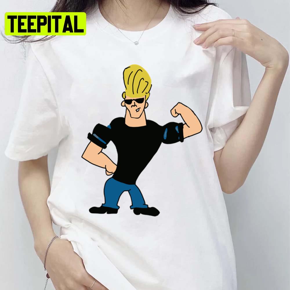 Johnny Bravo Funny Art Gym Guy Unisex T-Shirt Johnny Bravo Funny Art Gym Guy Unisex T-Shirt