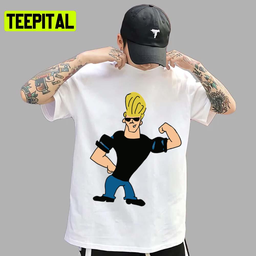 Johnny Bravo Funny Art Gym Guy Unisex T-Shirt Johnny Bravo Funny Art Gym Guy Unisex T-Shirt