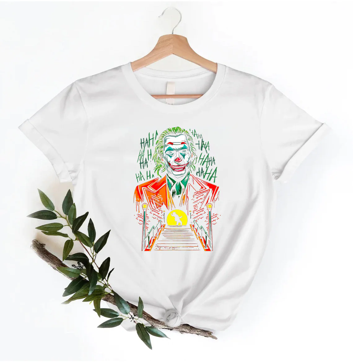 Joker Movie Art Joaquin Phoenix All Sizes Unisex T-Shirt Joker Movie Art Joaquin Phoenix All Sizes Unisex T-Shirt