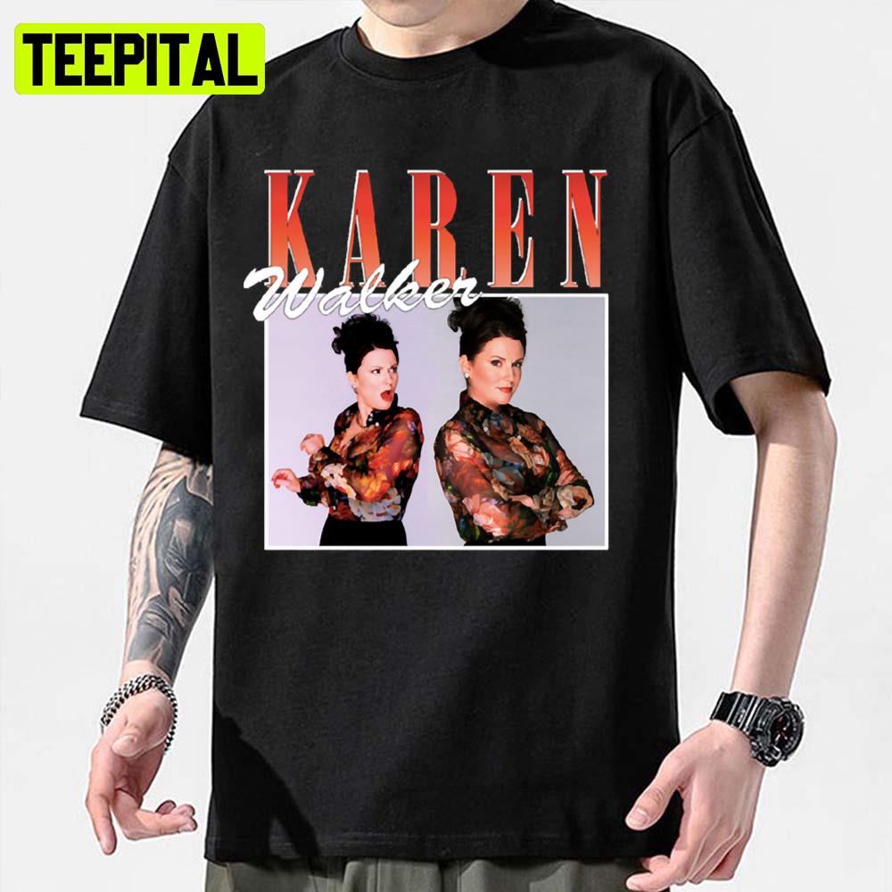 Karen Walker Retro Portrait Art Will And Grace Unisex Sweatshirt Karen Walker Retro Portrait Art Will And Grace Unisex Sweatshirt