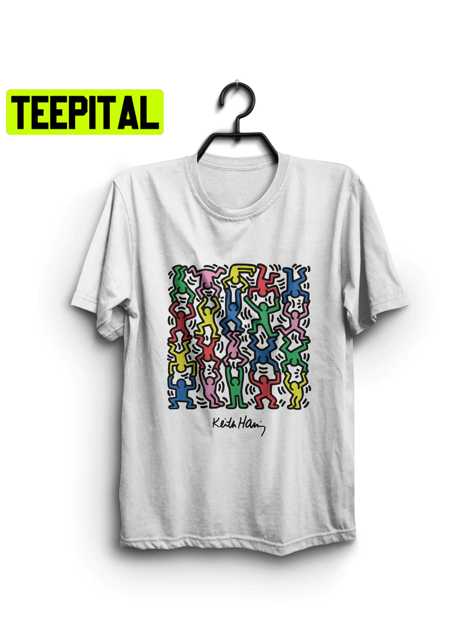 Keith Haring Dancing Figures Unisex Shirt Keith Haring Dancing Figures Unisex Shirt