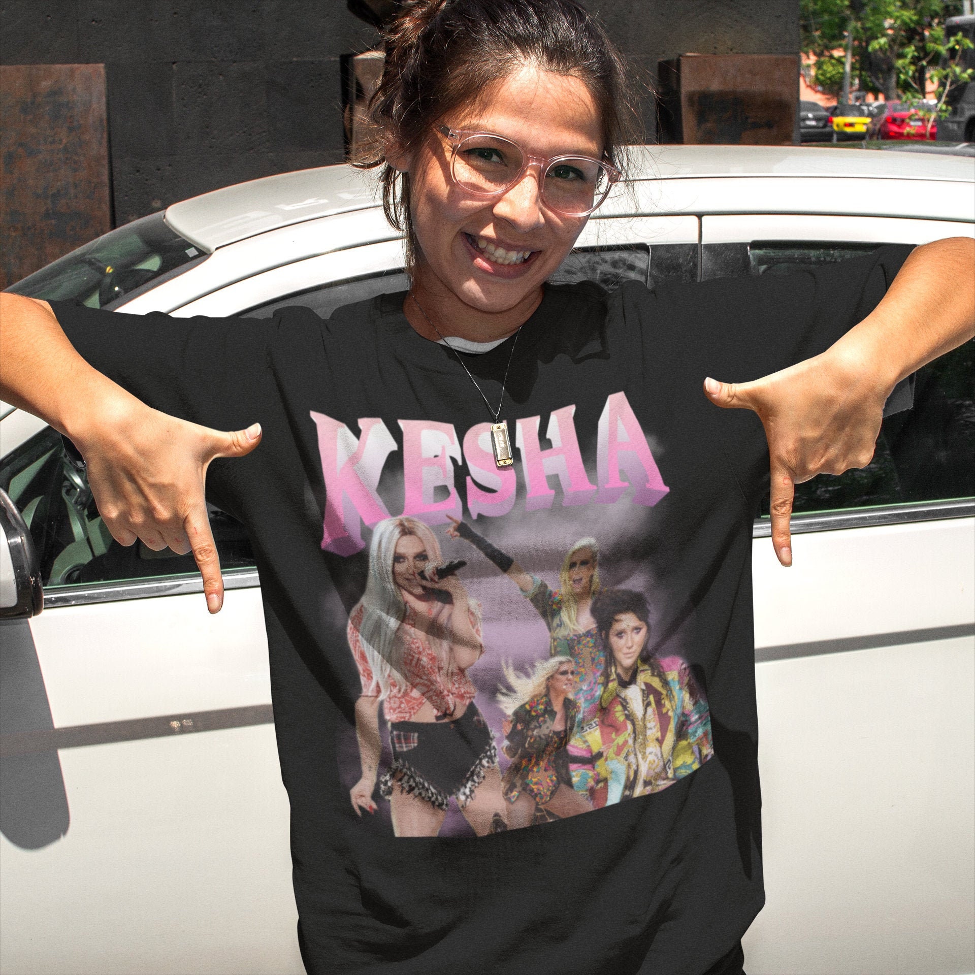 Kesha Portrait Rap Hip Hop Music Unisex T-Shirt Kesha Portrait Rap Hip Hop Music Unisex T-Shirt