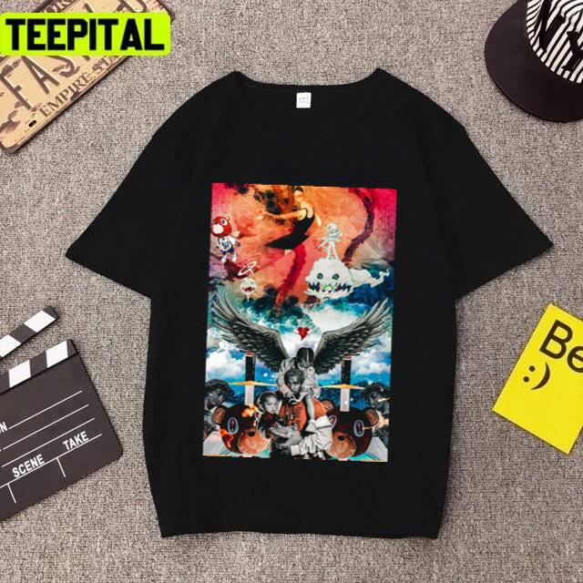 Kids See Ghosts Collage Kid Cudi Unisex T-Shirt Kids See Ghosts Collage Kid Cudi Unisex T-Shirt